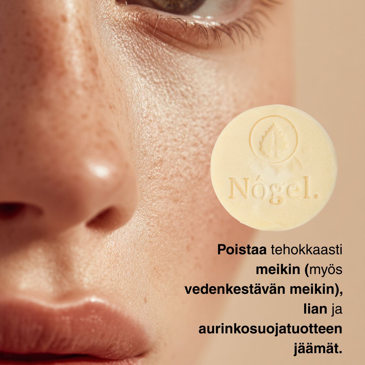 Öljypuhdistus poistaa tehokkaasti myös vedenkestävän meikin ja aruinkosuojatuotteiden jäämät