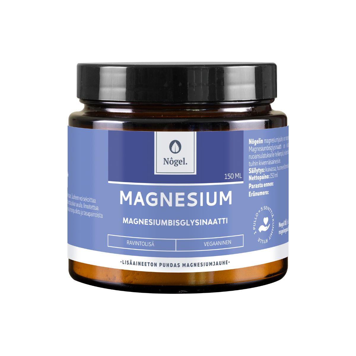 Magnesiumjauhe, 300 mg, 150 ml