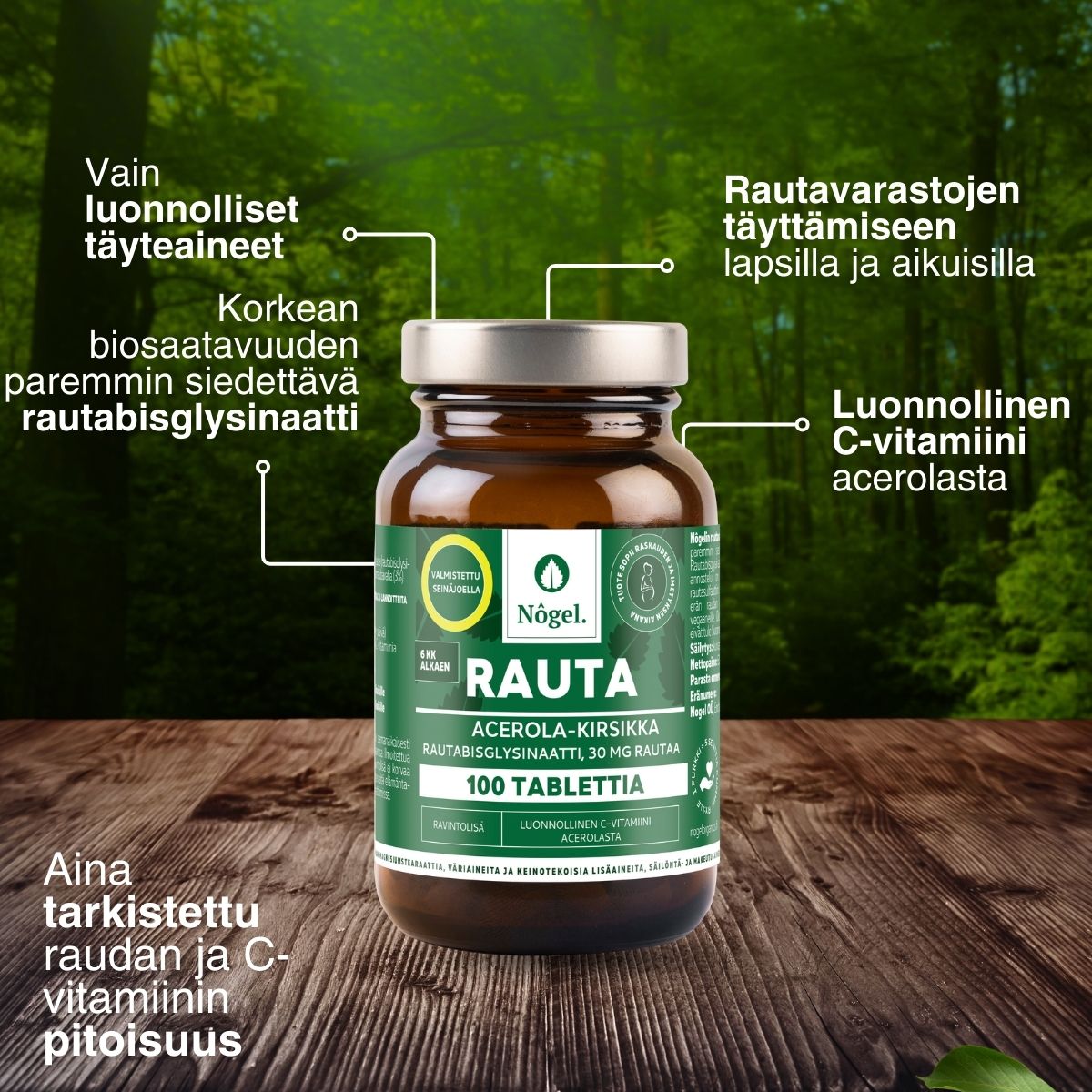 Odottavan äidin 9 KUUKAUTTA pakkaus: 2 x Rauta, 2 x Superrauta & D-vitamiini 440 IU/11 μg, 10 ml - Image 3